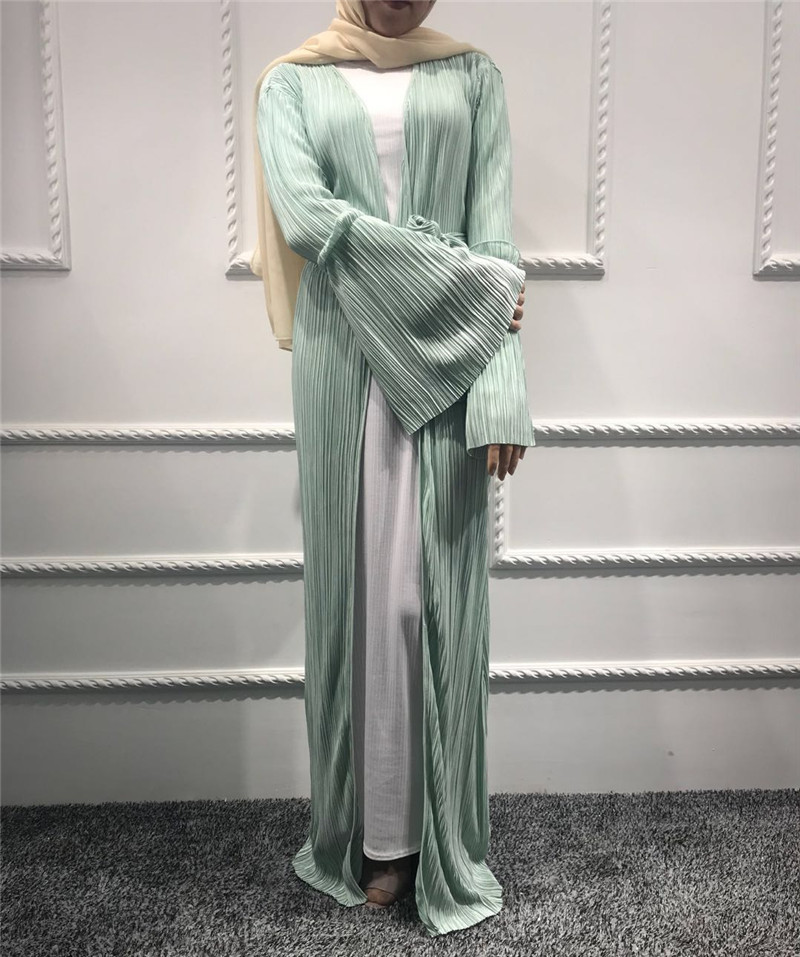 Pleated Cardigan  Open Abaya In Dubai ̽ ..